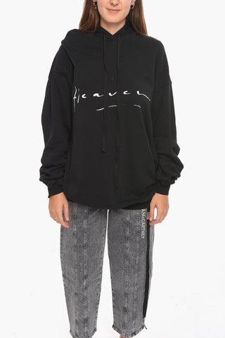 Brushed Cotton Printed HEAVEN Hoodie