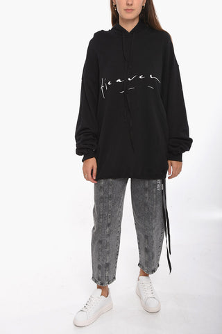 Brushed Cotton Printed HEAVEN Hoodie