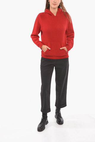 Wool Hoodie Sweather with Kangaroo Pocket