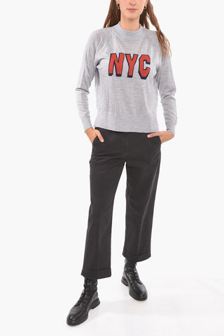 Wool IVY Sweather with NYC Print