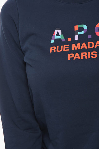 Brushed Cotton RUE MADAME Crew Neck Sweatshirt