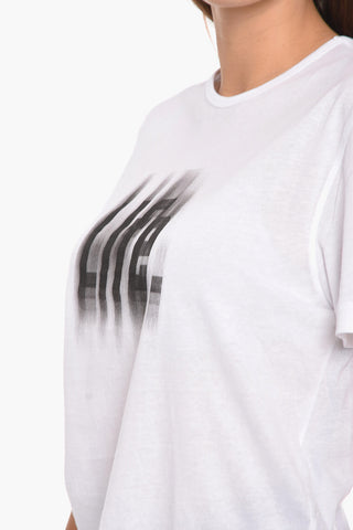 Crewneck Short Sleeved SANDRA Printed T-shirt