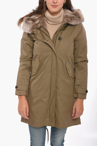 Double Layered REX Parka with Fur