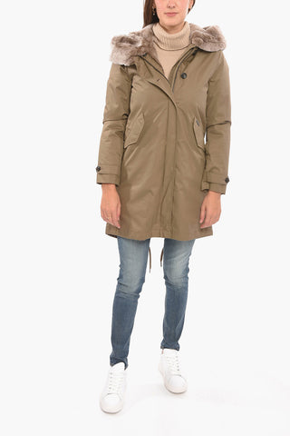 Double Layered REX Parka with Fur