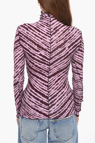 Lupetto con Stampa Tie Dye Elasticizzato