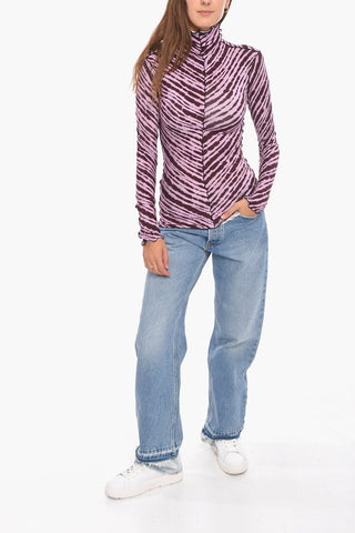 Lupetto con Stampa Tie Dye Elasticizzato