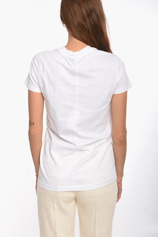 DRKSHDW Oversized T-shirt with Visible Stitching and Strap