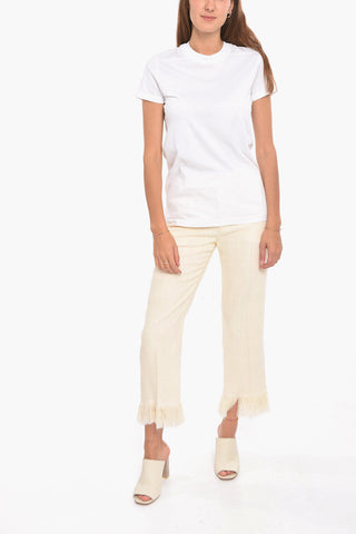 DRKSHDW Oversized T-shirt with Visible Stitching and Strap