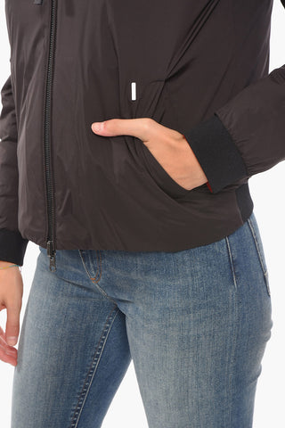 Bomber Reversibile con Chiusura Zip
