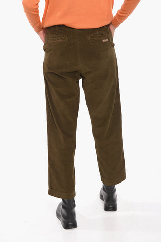 Pantaloni in Corduroy a Gamba Ampia