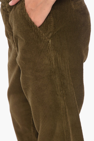 Pantaloni in Corduroy a Gamba Ampia