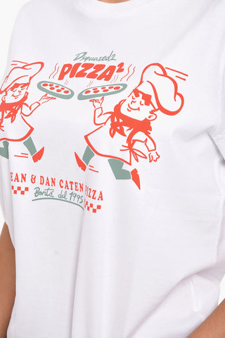 Printed Cotton PIZZA T-Shirt
