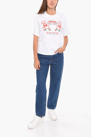 Printed Cotton PIZZA T-Shirt