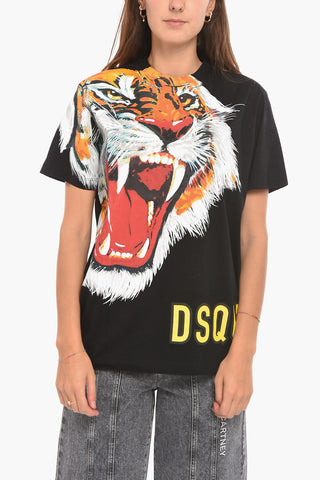 Oversized T-shirt with TIGER Print