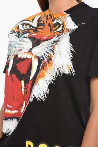 Oversized T-shirt with TIGER Print
