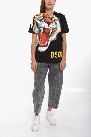 Oversized T-shirt with TIGER Print