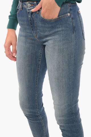 MARTEN Skinny Denims with Stone Wash Effect