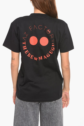 Printed Crewneck Short Sleeved T-shirt