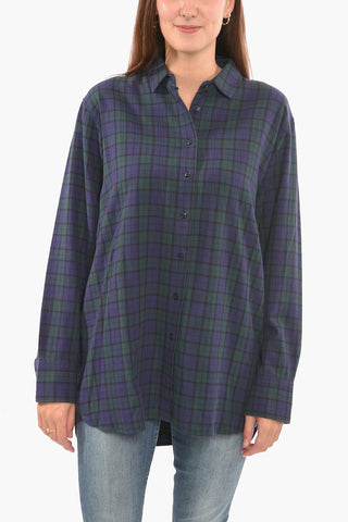 Flannel Shirt with Check Pattern