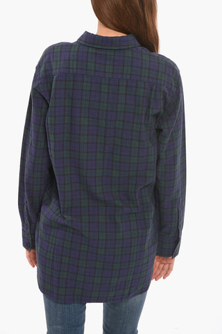 Flannel Shirt with Check Pattern