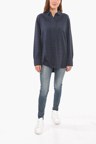 Flannel Shirt with Check Pattern