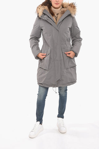 Parka MILITARY Imbottito con Pelliccia di Murmasky
