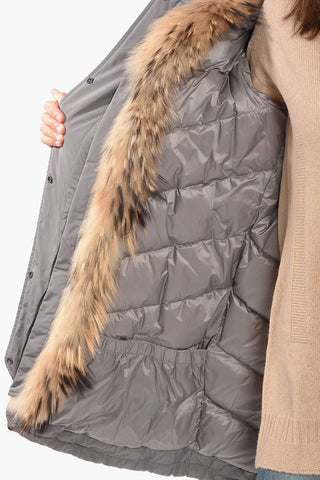 Parka MILITARY Imbottito con Pelliccia di Murmasky
