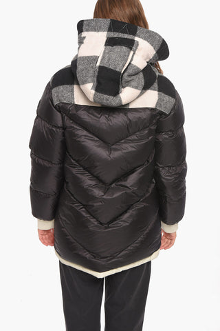 Multifabric Reversable Parka with Padding