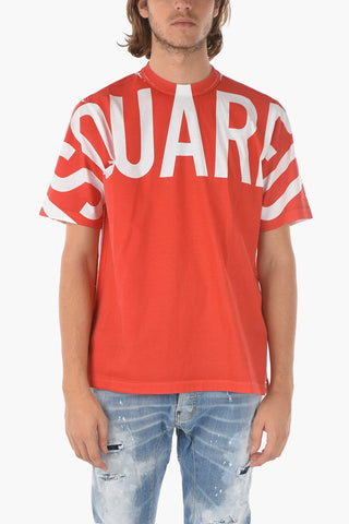 logo printed crew-neck SLOUCH FIT t-shirt