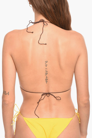 Solid Color Triangle Bikini Top