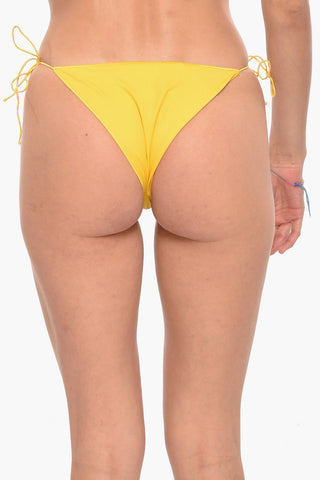 Solid Bikini Brief with Side Ties