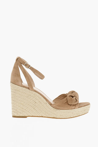 Twisted Leather TIANNA Sandals With Wedge 11 cm