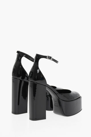 Sandali In Vernice DALILAH Con Plateau Tacco 14 cm