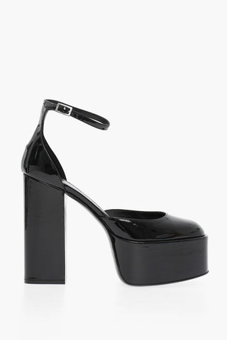 Sandali In Vernice DALILAH Con Plateau Tacco 14 cm