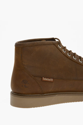 Leather Ankle Boots With Rubber Sole
