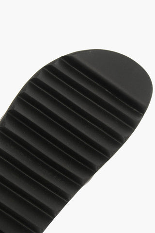 Twisted Leather Slides