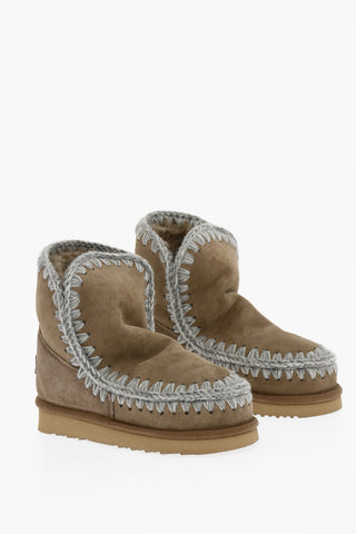 Padded Suede Eskimo Boots