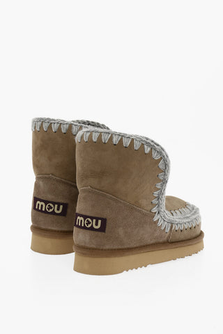 Padded Suede Eskimo Boots