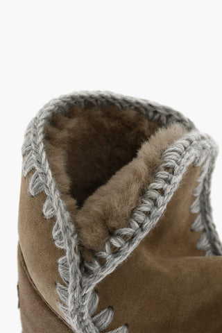 Padded Suede Eskimo Boots