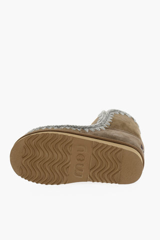 Padded Suede Eskimo Boots
