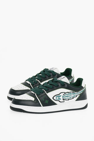 Leather ROCKET Sneakers With Patch