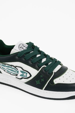Leather ROCKET Sneakers With Patch