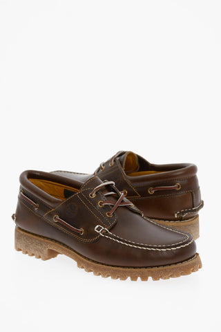 Scarpe In Pelle Stringate