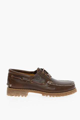 Scarpe In Pelle Stringate
