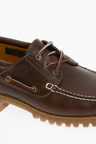 Scarpe In Pelle Stringate