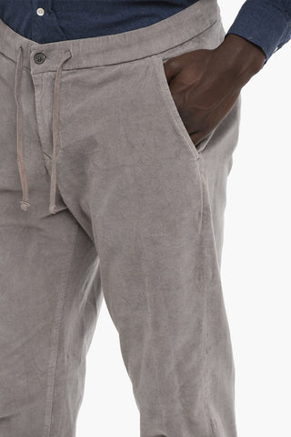 Solid Color Corduroy Pants