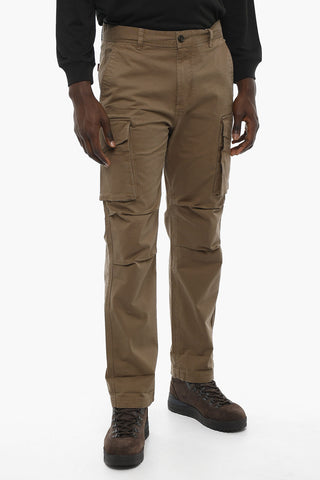 Stretch Cotton Cargo Pants