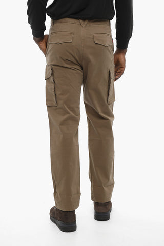 Stretch Cotton Cargo Pants