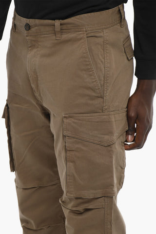 Stretch Cotton Cargo Pants