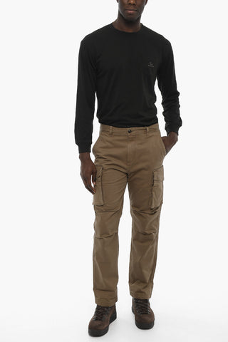Stretch Cotton Cargo Pants